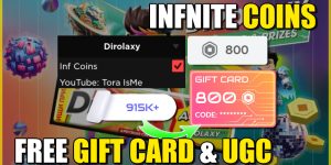 (Free Robux Gift Card & UGC) Dirolaxy Script • Infinite Coins