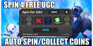 [NEW ITEMS!] SPIN 4 FREE UGC